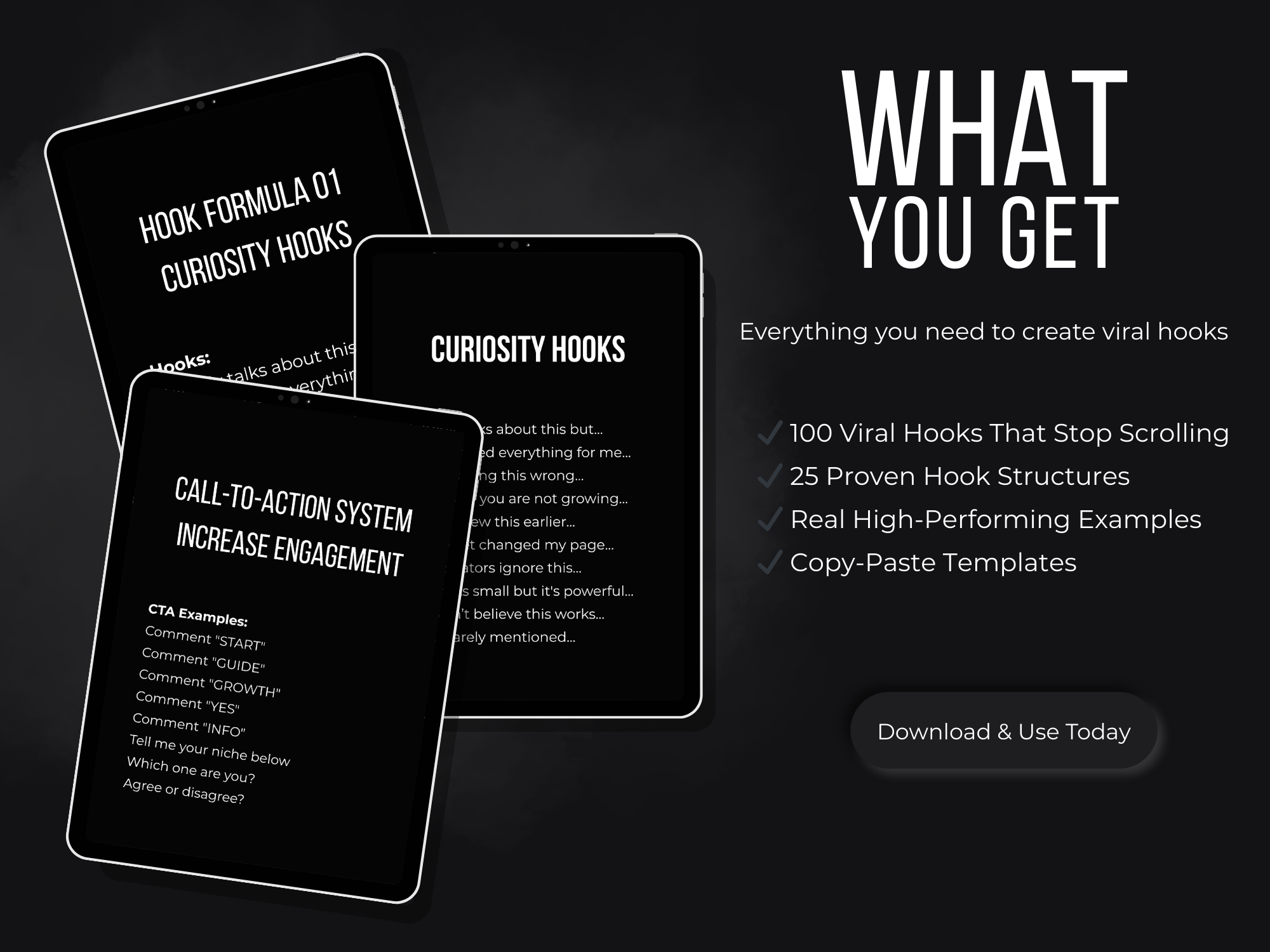 Viral Faceless Content Guide – 100 Viral Hooks, Storytelling & CTA System (TikTok, Reels, Shorts) - Image 2